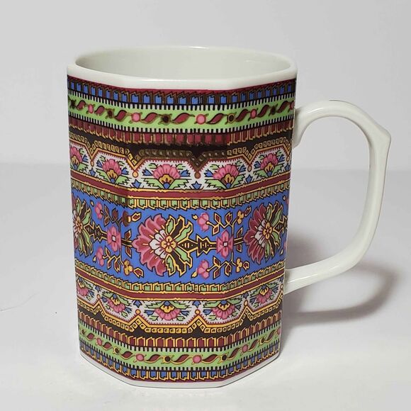 2 Takahashi Paisley Mugs Vintage - Picture 4 of 6